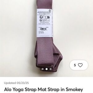 ALO Yoga Mat Strap in Smokey Purple